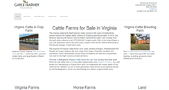 Desktop Screenshot of cattlefarmsinvirginia.com