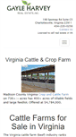 Mobile Screenshot of cattlefarmsinvirginia.com